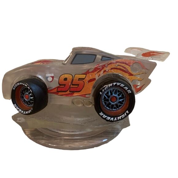 Lightning McQueen Crystal Figure - Disney Infinity 1.0 - Tested & Works - Picture 6 of 6